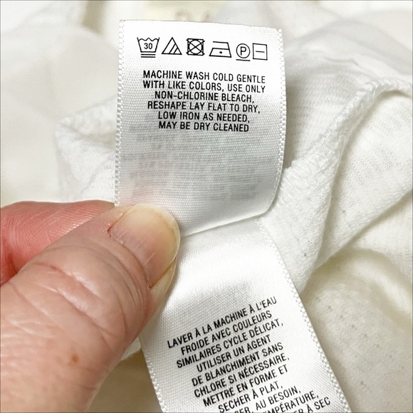 Anthropologie White Textured Blouse - Picture 8 of 12